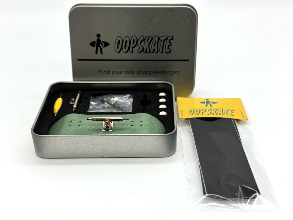 Oopskate Fingerboards Premium Pro Complete Green (33.5mm)