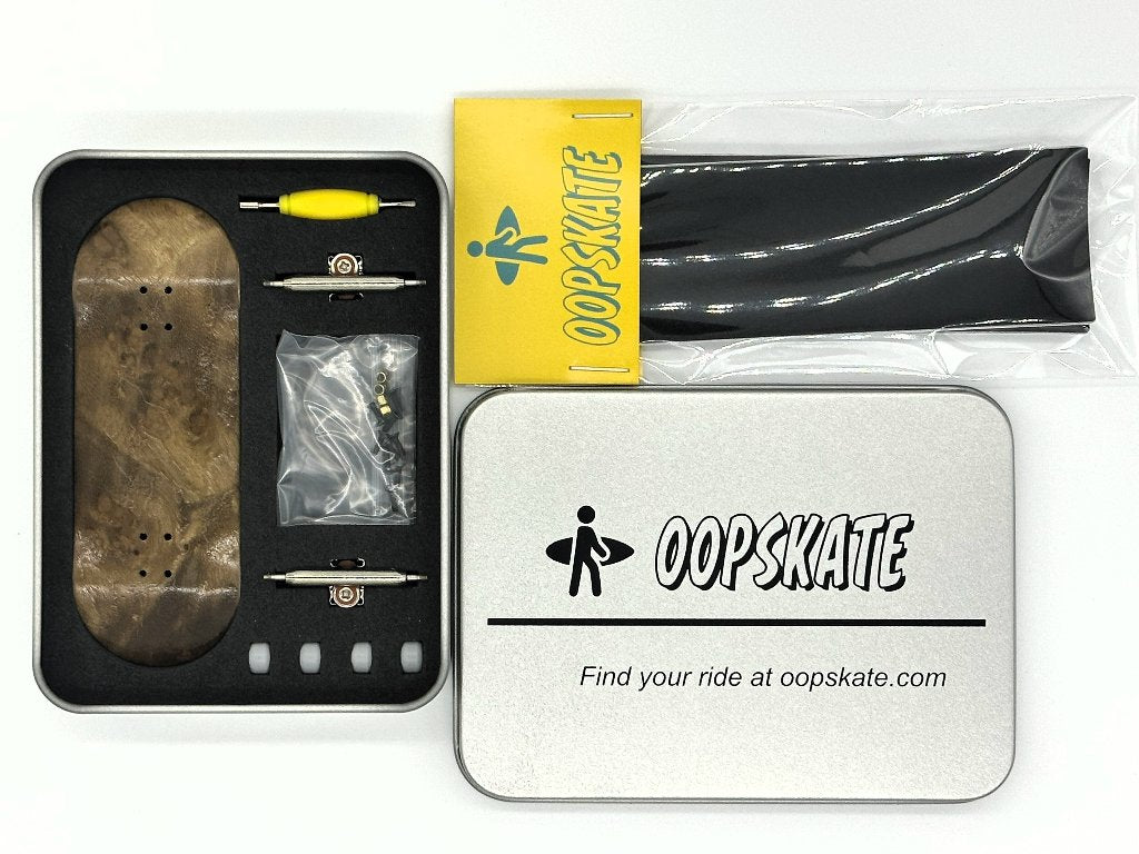 Oopskate Fingerboards Premium Pro Complete Burl (34mm)