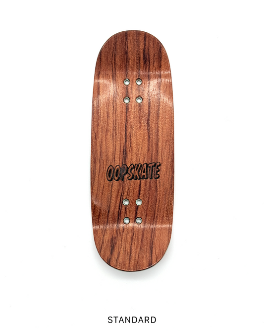 Oopskate Handmade Walnut wood grain 34mm