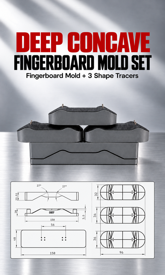 Fingerboard Mold Kit (High Concave)