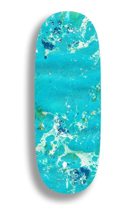 Oopskate Fingerboard Pro Dirty Marble (Aqua)