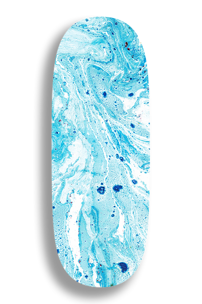 Oopskate Fingerboard Pro Dirty Marble (Cerulean)