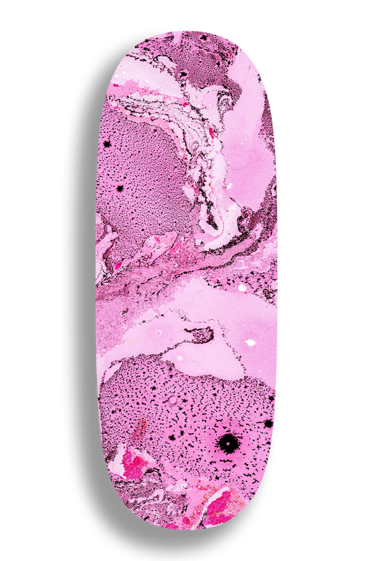 Oopskate Fingerboard Pro Dirty Marble (Fuchsia)