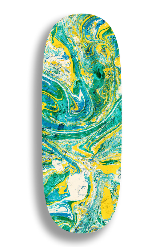 Oopskate Fingerboard Pro Dirty Marble (Lime)