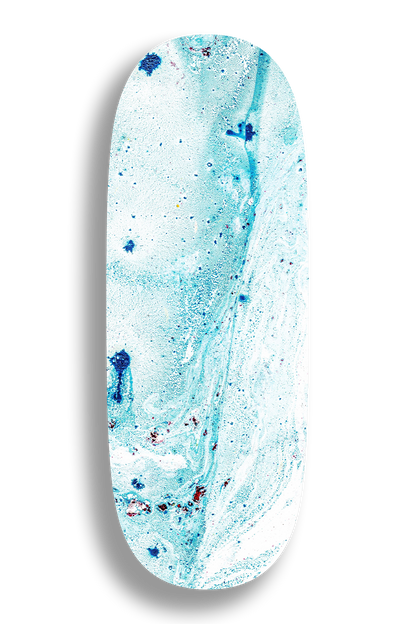 Oopskate Fingerboard Pro Dirty Marble (Teal)