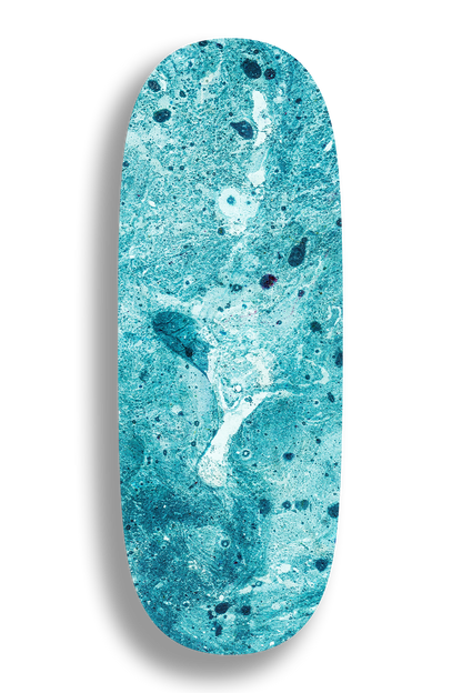 Oopskate Fingerboard Pro Dirty Marble (Turquoise)