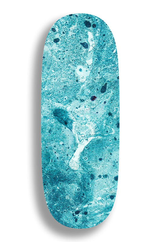 Oopskate Fingerboard Pro Dirty Marble (Turquoise)