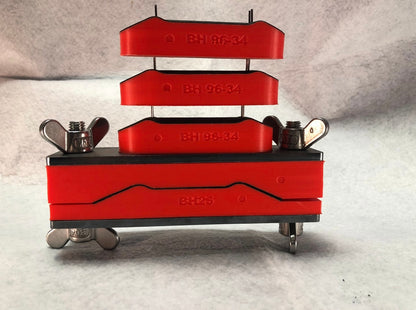Fingerboard Mold Set with Steel Top and Bottom Plates (Medium Concave)