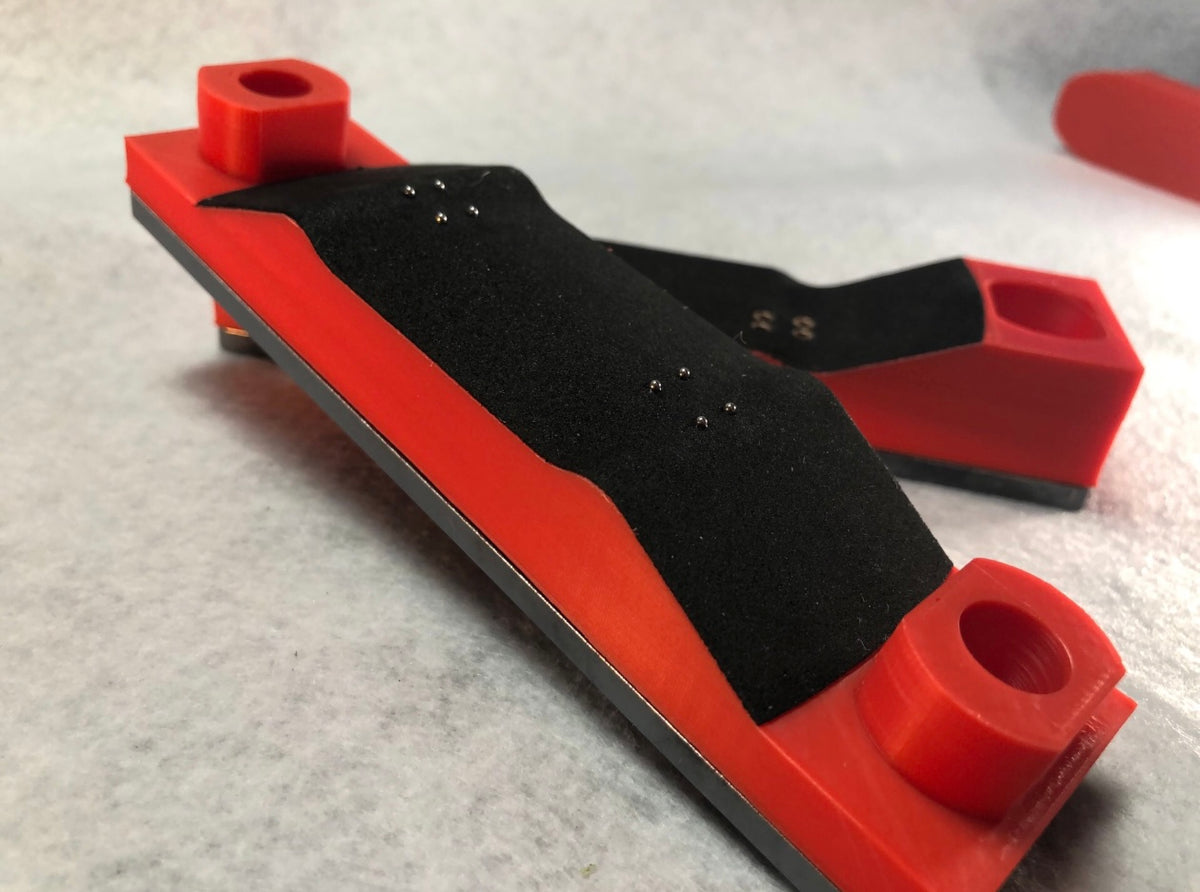 Fingerboard Mold Set with Steel Top and Bottom Plates (Medium Concave)