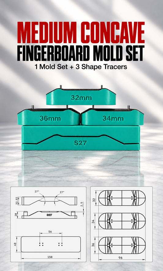 Fingerboard Mold Kit (Medium Concave)