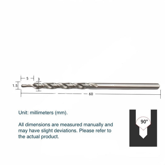 Customized Step Drill Bit for Fingerboard Decks